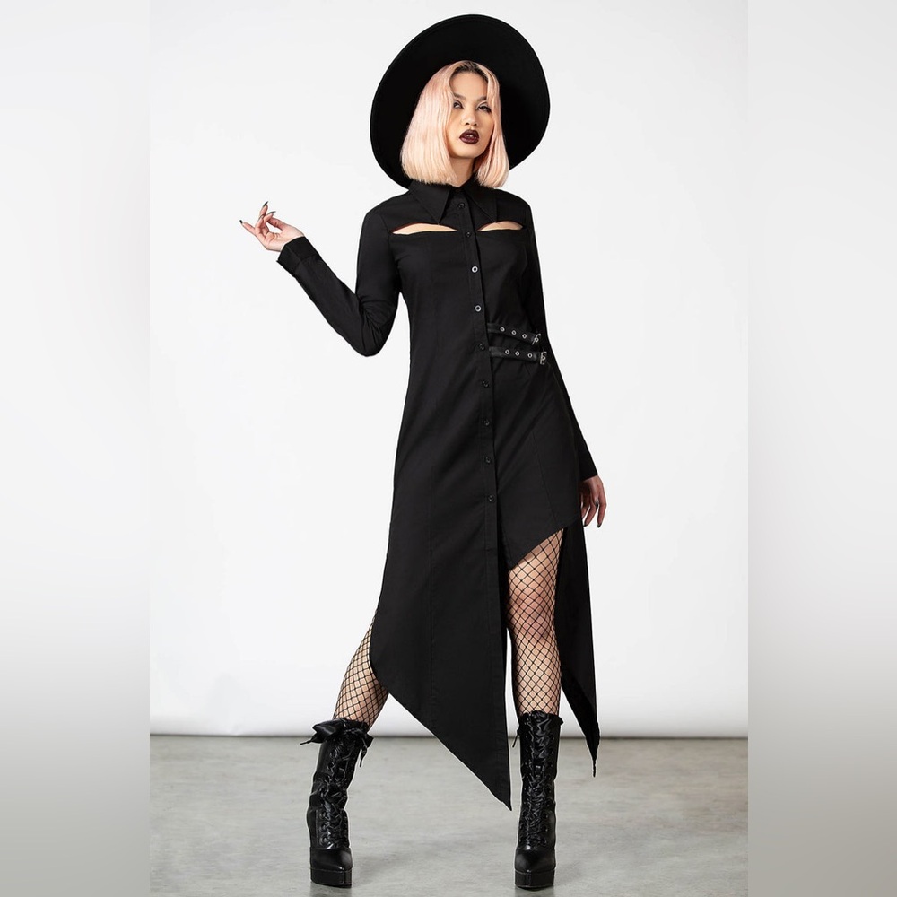 Hauntress asymmetrical dress